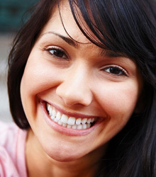 stock photo of a smiling young woman